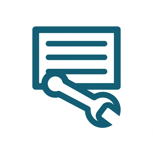 Solar maintenance icon representing panel cleaning and system checkups